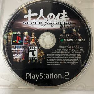 Seven Samurai 20XX for Sony Playstation 2 DISC ONLY Tested and Working  **READ**